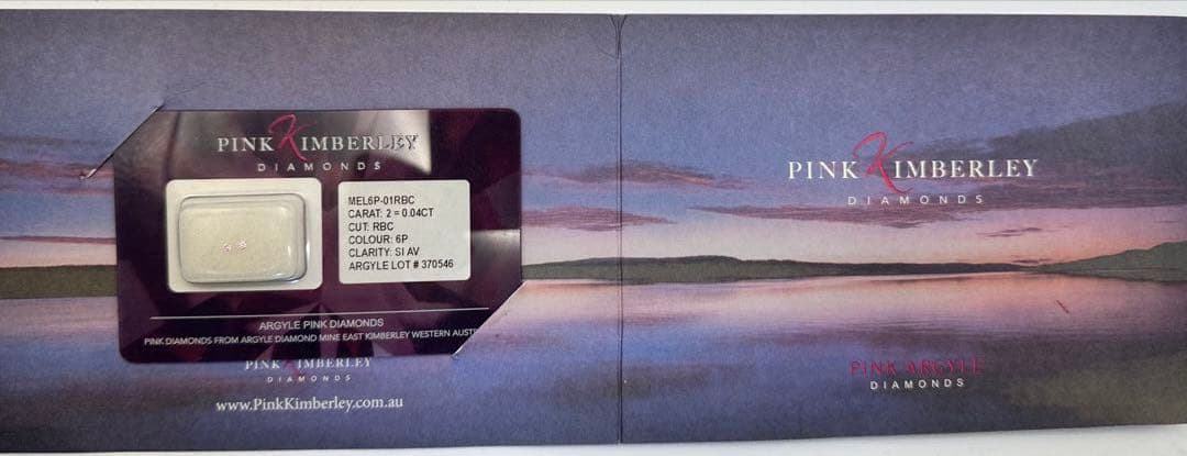 YeahARGYLE 6P アーガイル産地証明付き　ピンクダイヤモンド
