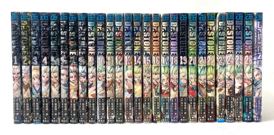 【全巻初版・帯・チラシ付】Dr.STONE 全巻セット 1〜26巻＋おまけ1冊