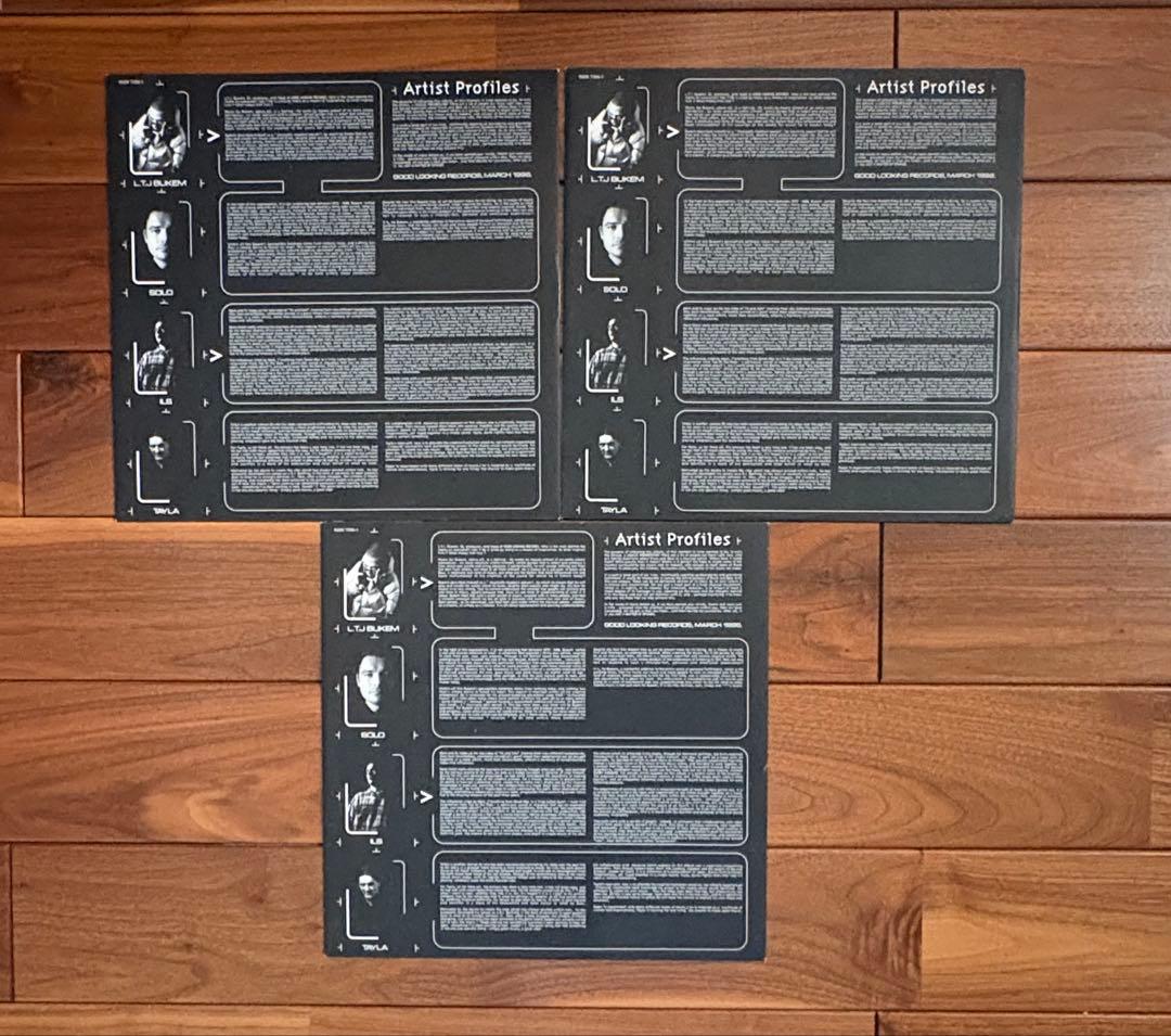 L.T.J Bukem Logical Progression 3枚組レコード