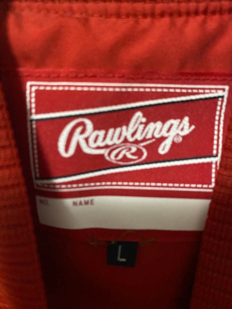 Rawlingsローリングス 野球 アシックスハーフジップ 上下セットアップ L