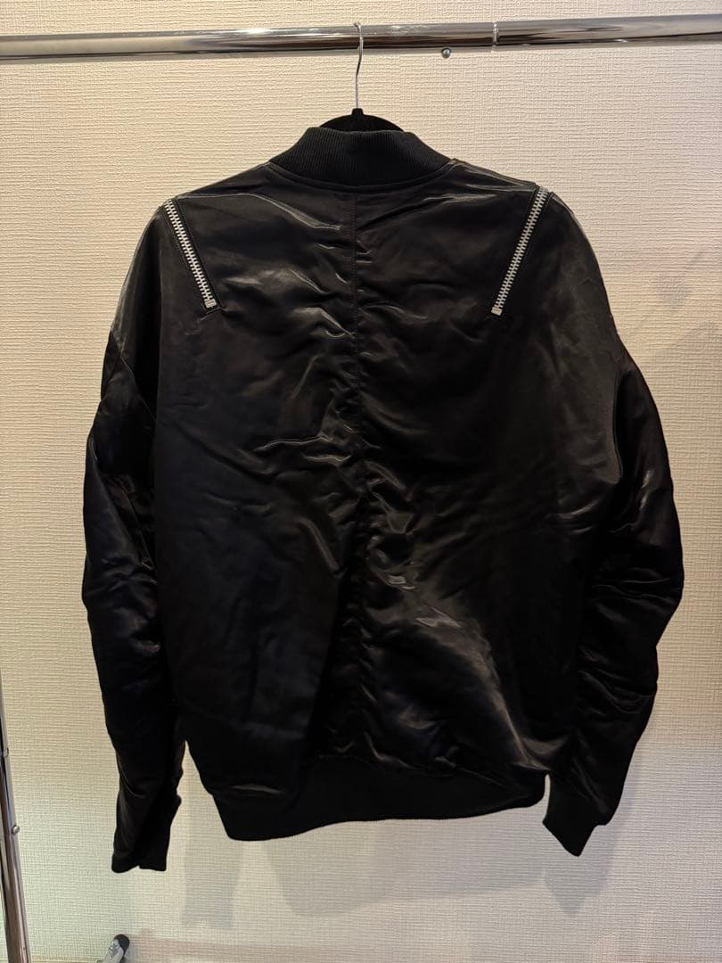 JOHN LAWRENCE SULLIVAN ブラック ジップMA-1ジャケット