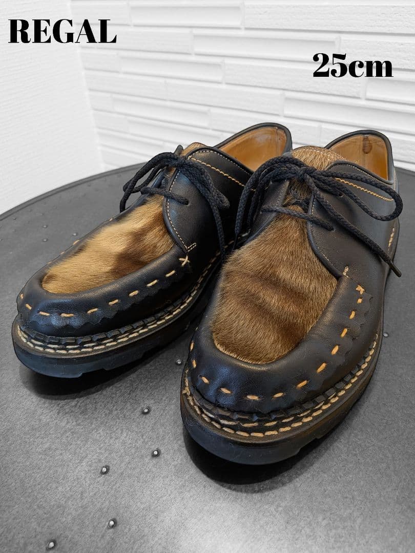 希少　アザラシ　リーガル vintage レザー　ローファー　チロリアンシューズ