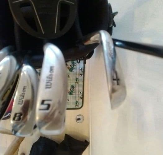 ナイキ　Nike キャディバッグ　ウィルソン　ゴルフクラブ 13本付　セット