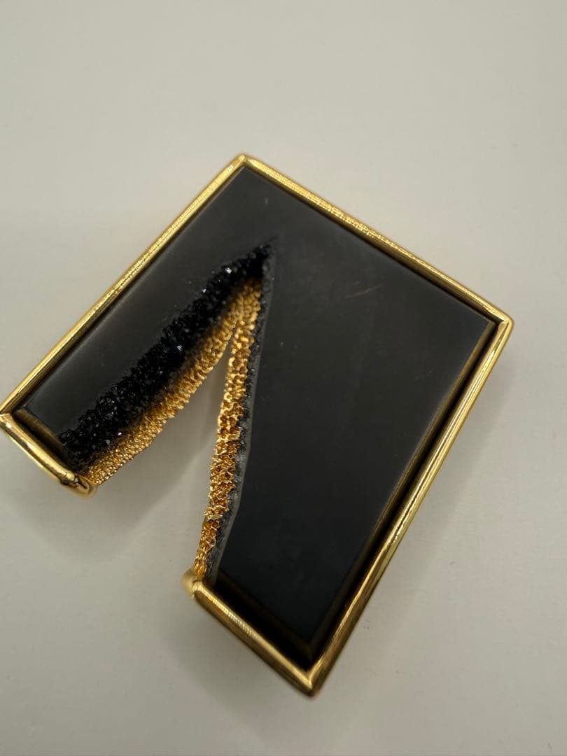 美品　18金 オニキス　ペンダントトップ