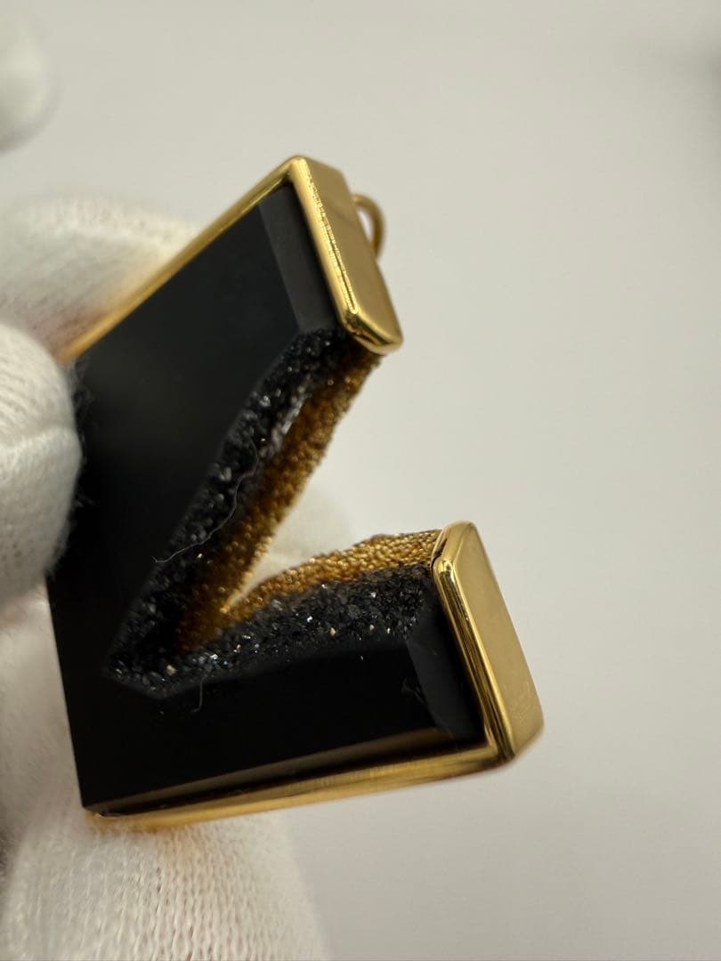 美品　18金 オニキス　ペンダントトップ