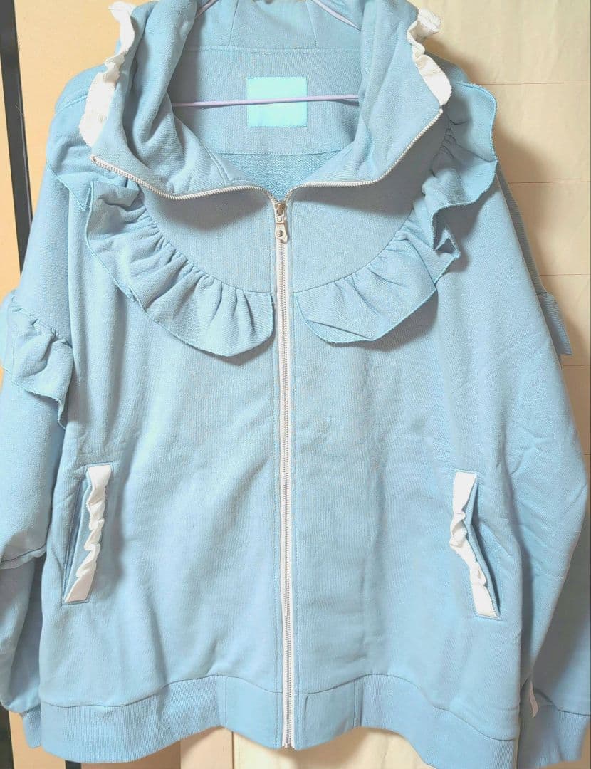 新品未使用　satoi パーカー　フリルパーカー　フーディ　Bigパーカー