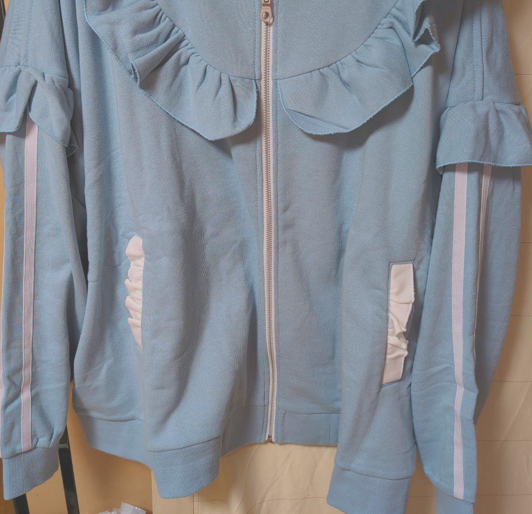 新品未使用　satoi パーカー　フリルパーカー　フーディ　Bigパーカー