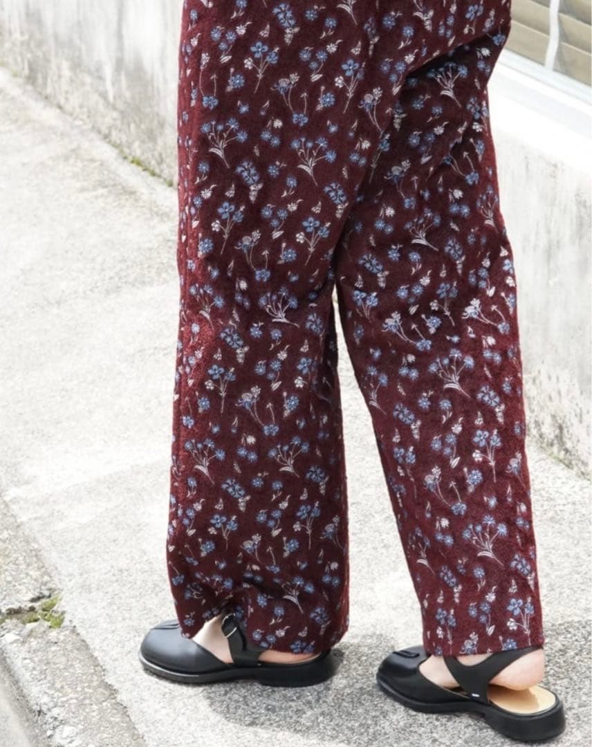 Mame マメFloral Jacquard Jumpsuits