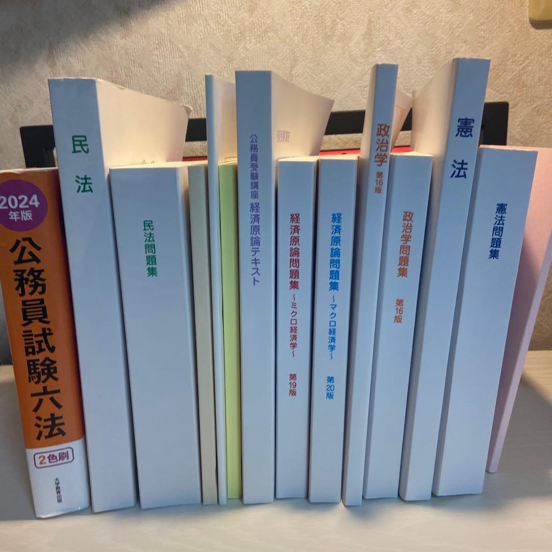 【公務員試験対策】　経済•民法•憲法•政治まとめ売り