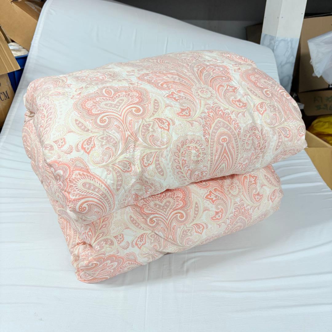 61新品開封済み　羽毛布団　シングル掛け布団　100％羽毛1.4kg　RDS認証