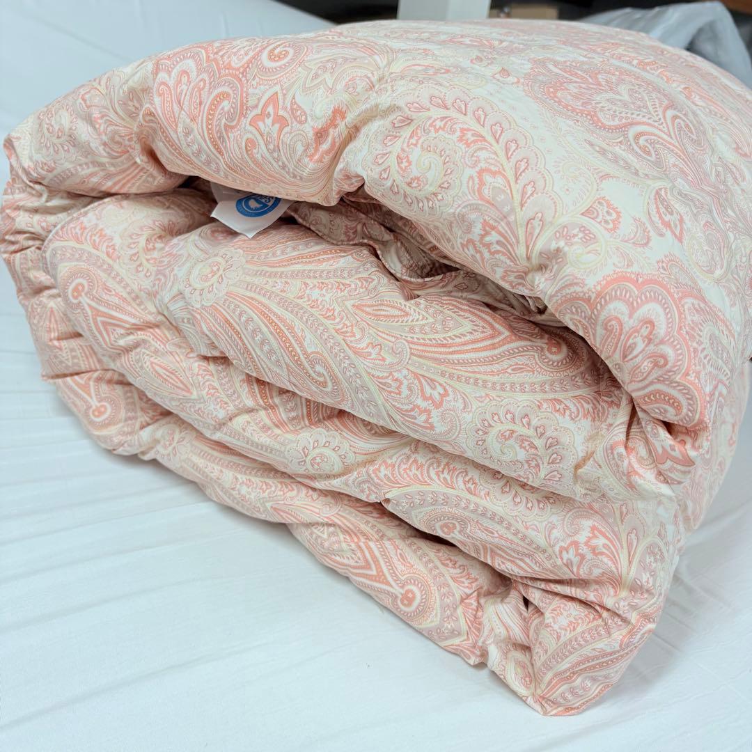 61新品開封済み　羽毛布団　シングル掛け布団　100％羽毛1.4kg　RDS認証