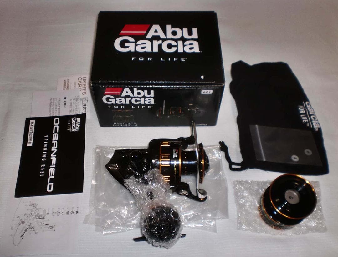 アブガルシア　オーシャンフィールド≪５０００／５０００Ｓ≫浅溝スプール付き　新品