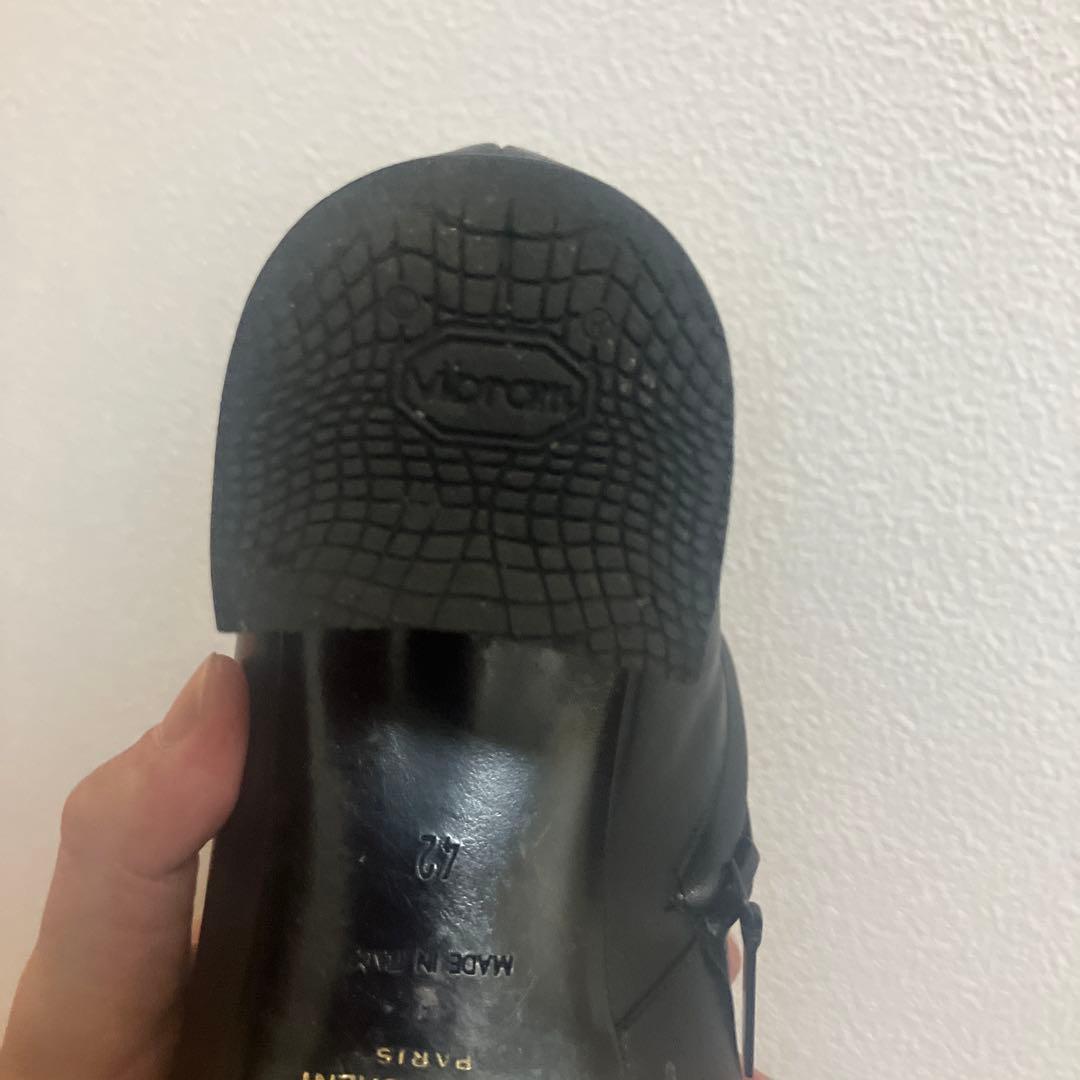 希少】SAINT LAUREN PARIS \"XIVジップヒールブーツ\"