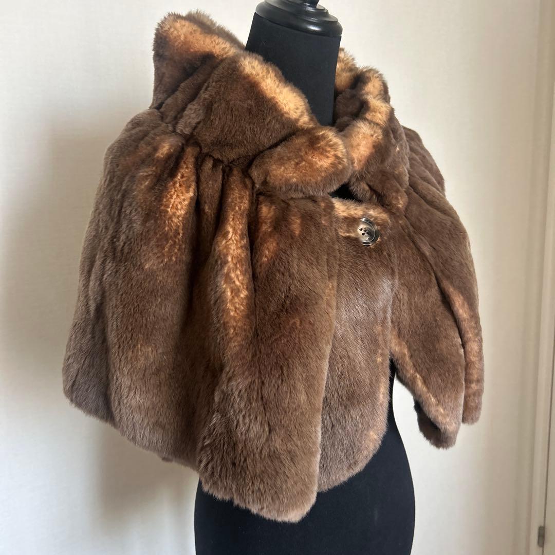 ✨ビーバー刈毛ケープ✨