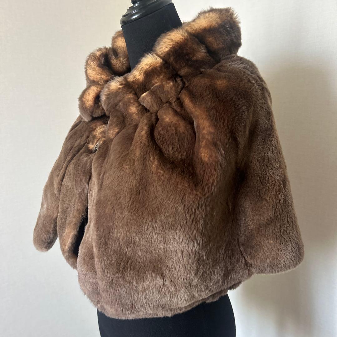 ✨ビーバー刈毛ケープ✨