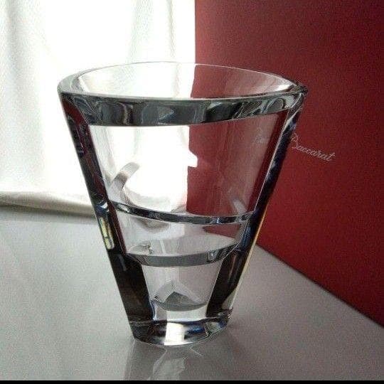 【展示品】バカラ　スコープ 大型花瓶 　フラワーベース　カレイドスコープ　箱付き