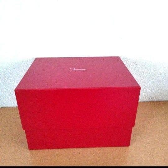 【展示品】バカラ　スコープ 大型花瓶 　フラワーベース　カレイドスコープ　箱付き