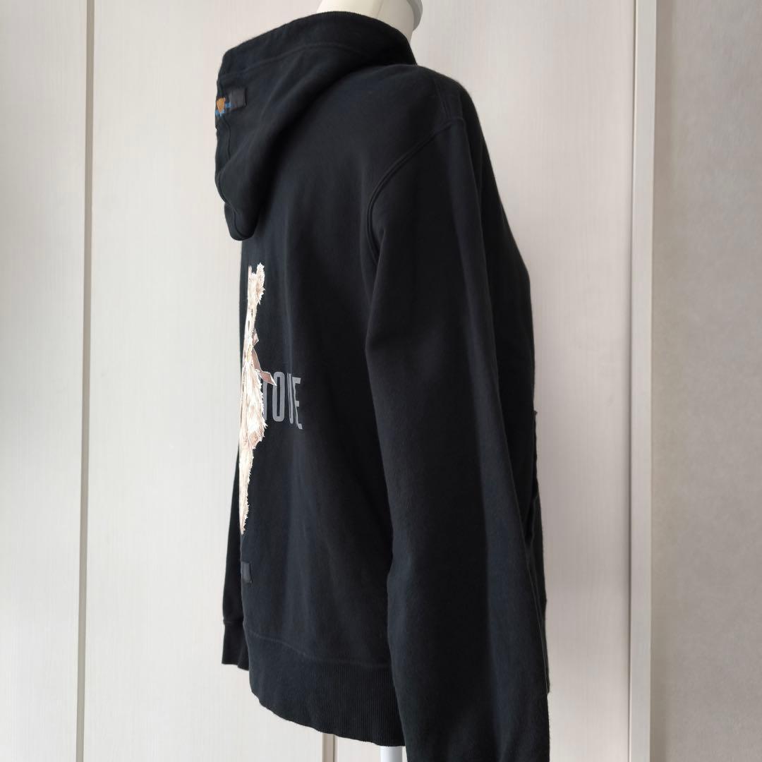 ピンクハウス　ひなぎくテディプリントパーカー　L ブラック