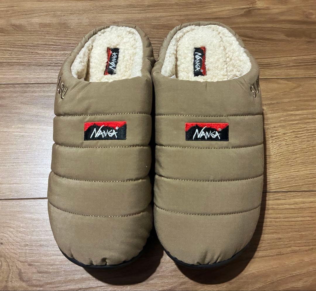 NANGA×SUBU 焚き火ウィンターサンダル ベージュ ナンガ×スブ サイズ２