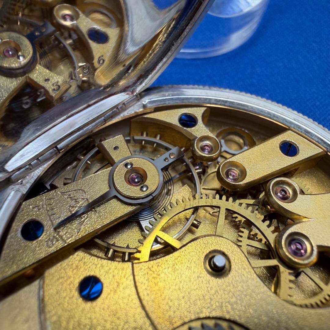 LONGINES 懐中時計 手巻き シルバー色アンティーク