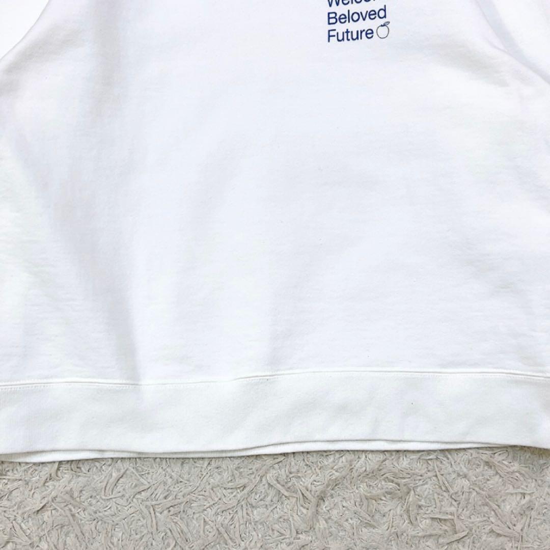 15周年記念 ロンハーマン クルーネック スウェット トレーナー S ホワイト