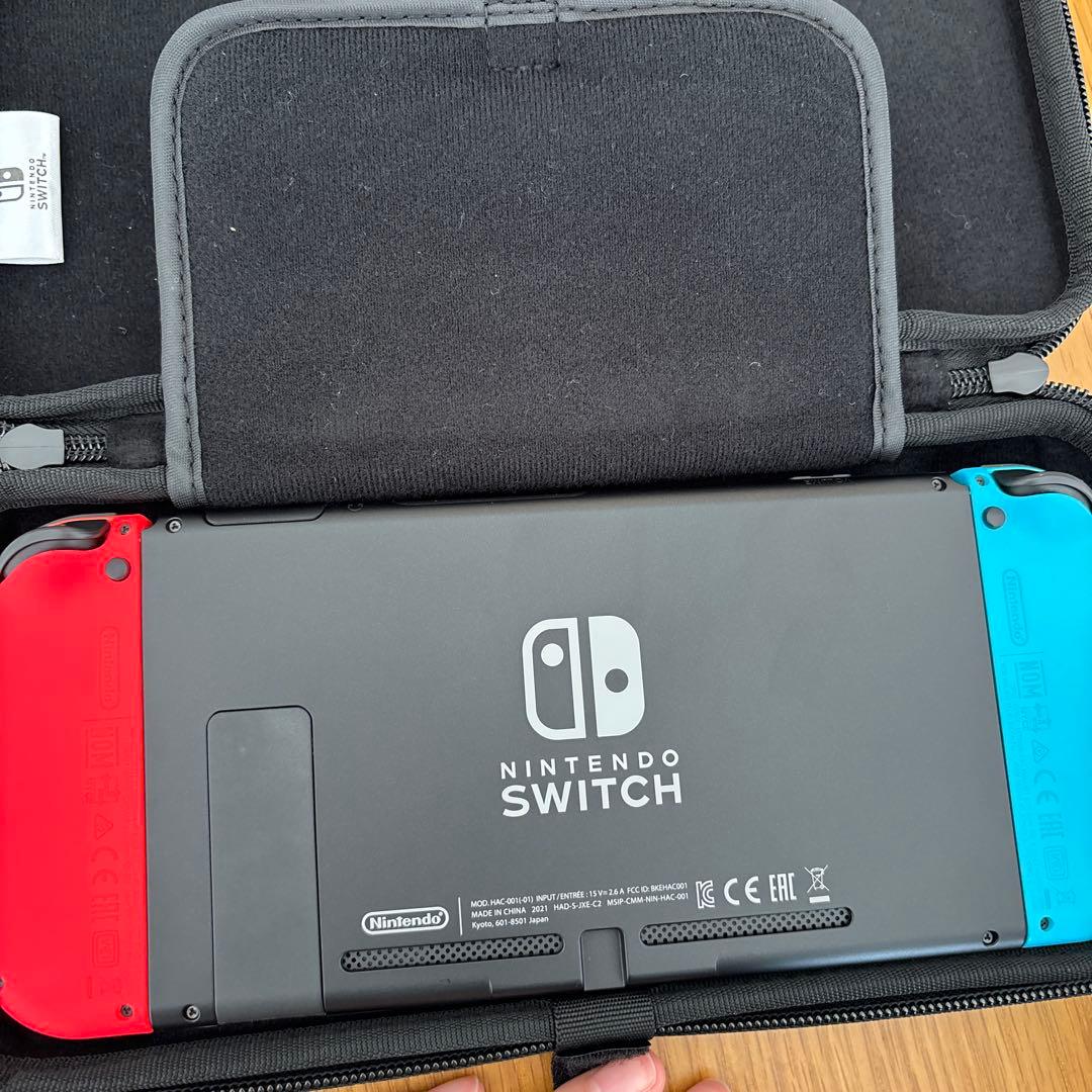 Hiro　Nintendo Switch 本体 青/赤 Joy-Con付き