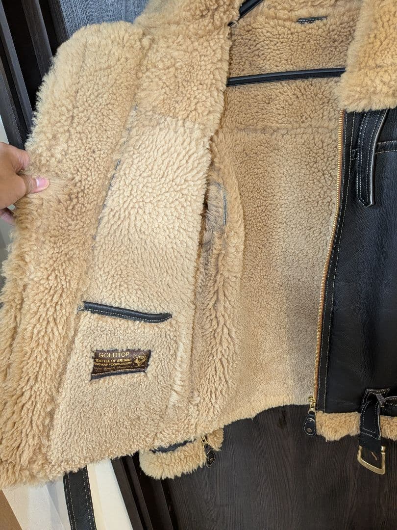 ゴールドトップ　アーヴィンジャケット　b3 フライトジャケット