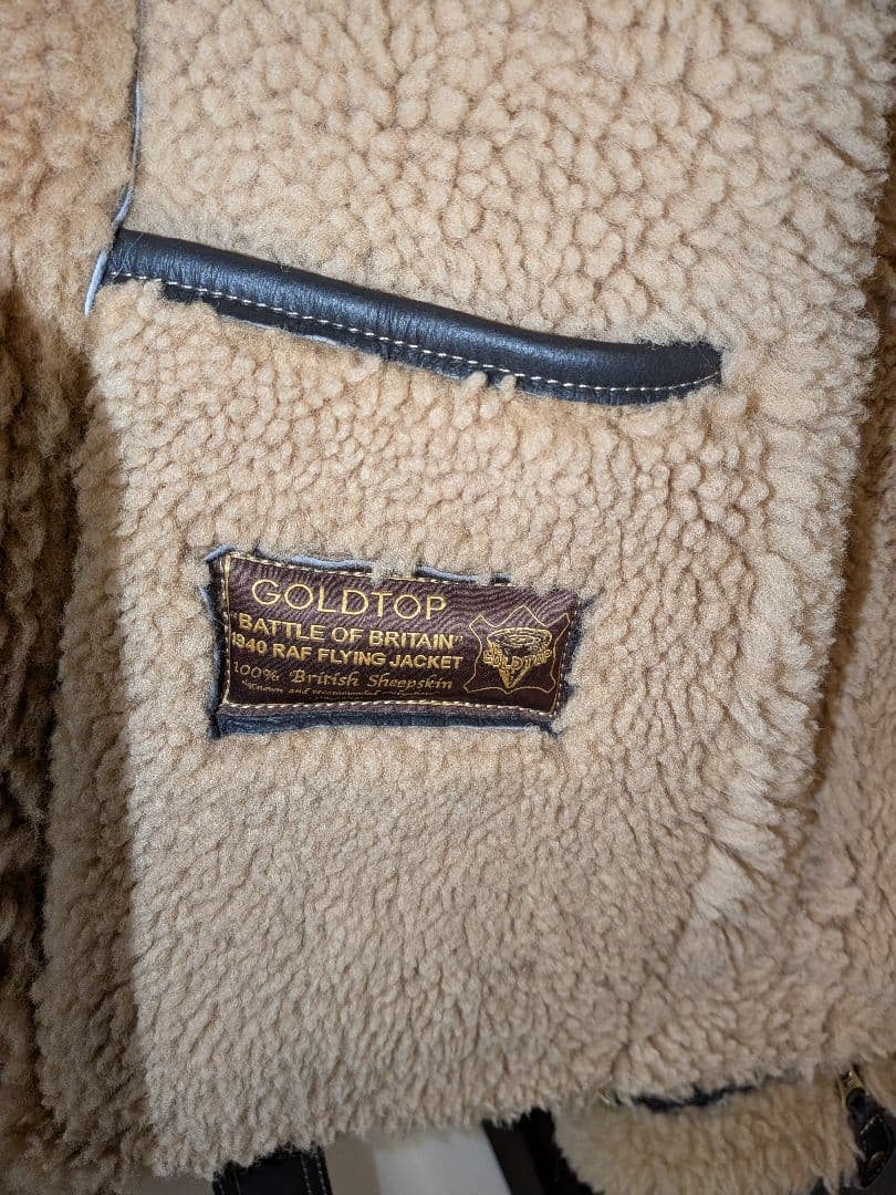 ゴールドトップ　アーヴィンジャケット　b3 フライトジャケット