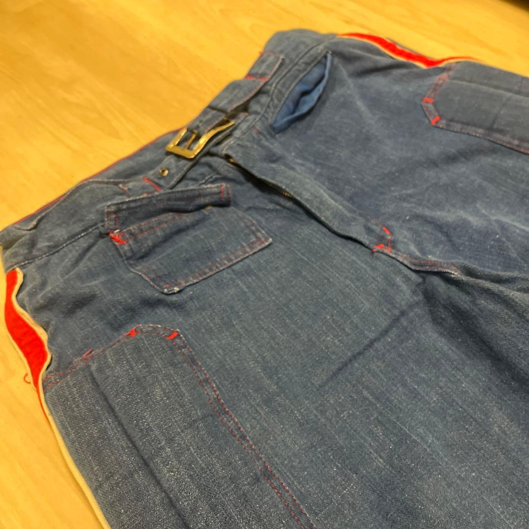70's デニムモトクロスパンツ　古着