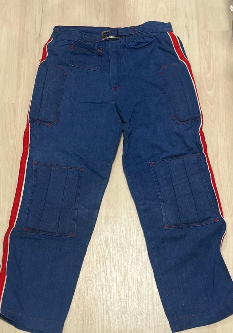 70's デニムモトクロスパンツ　古着