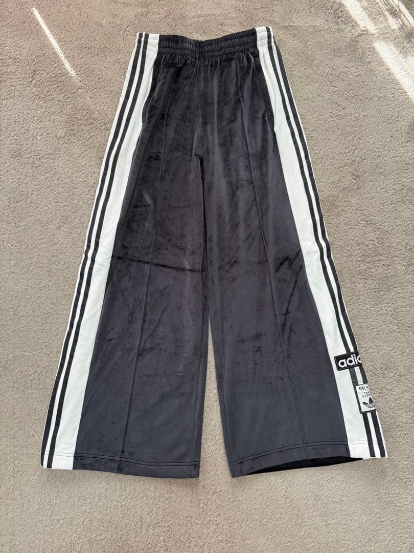 ADIDAS originals アディブレイク ベロア トラックパンツ黒 XL