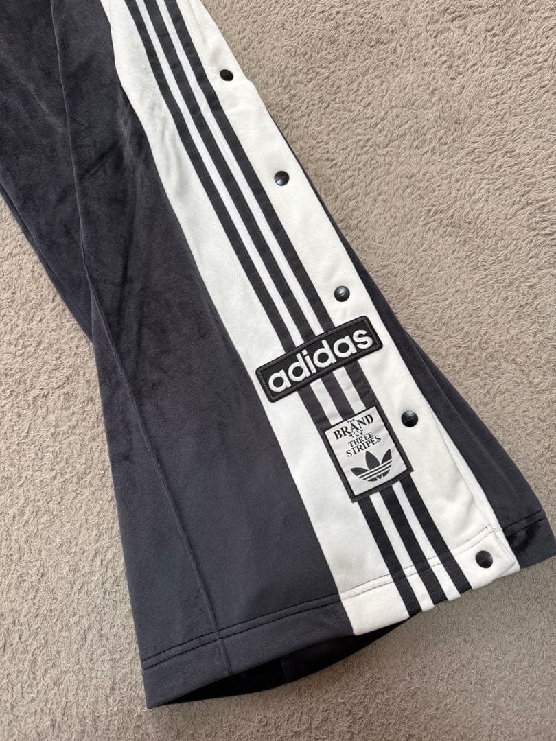 ADIDAS originals アディブレイク ベロア トラックパンツ黒 XL