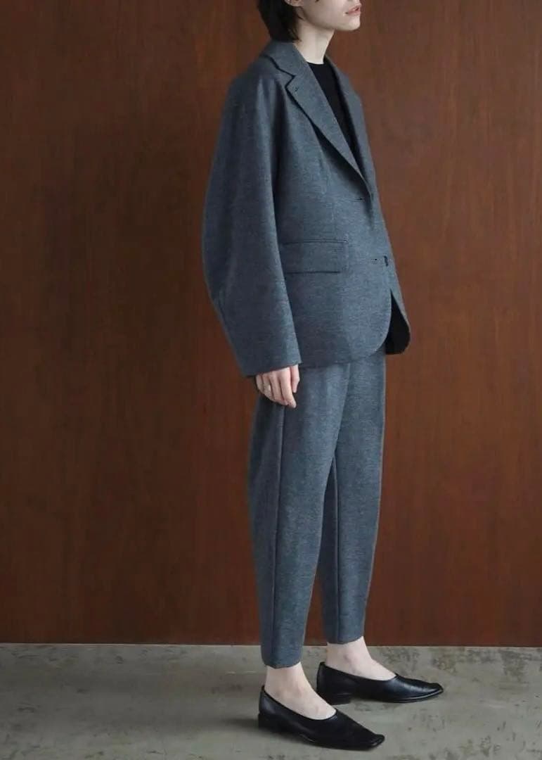 靴 CLANE / OUTSTITCH SQUARE FLAT SHOES