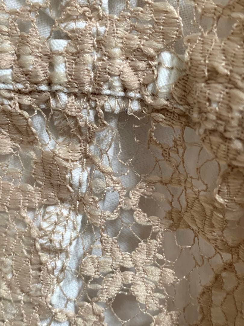 コムデギャルソンコムデギャルソン　ポンチョ　フード付き　レース