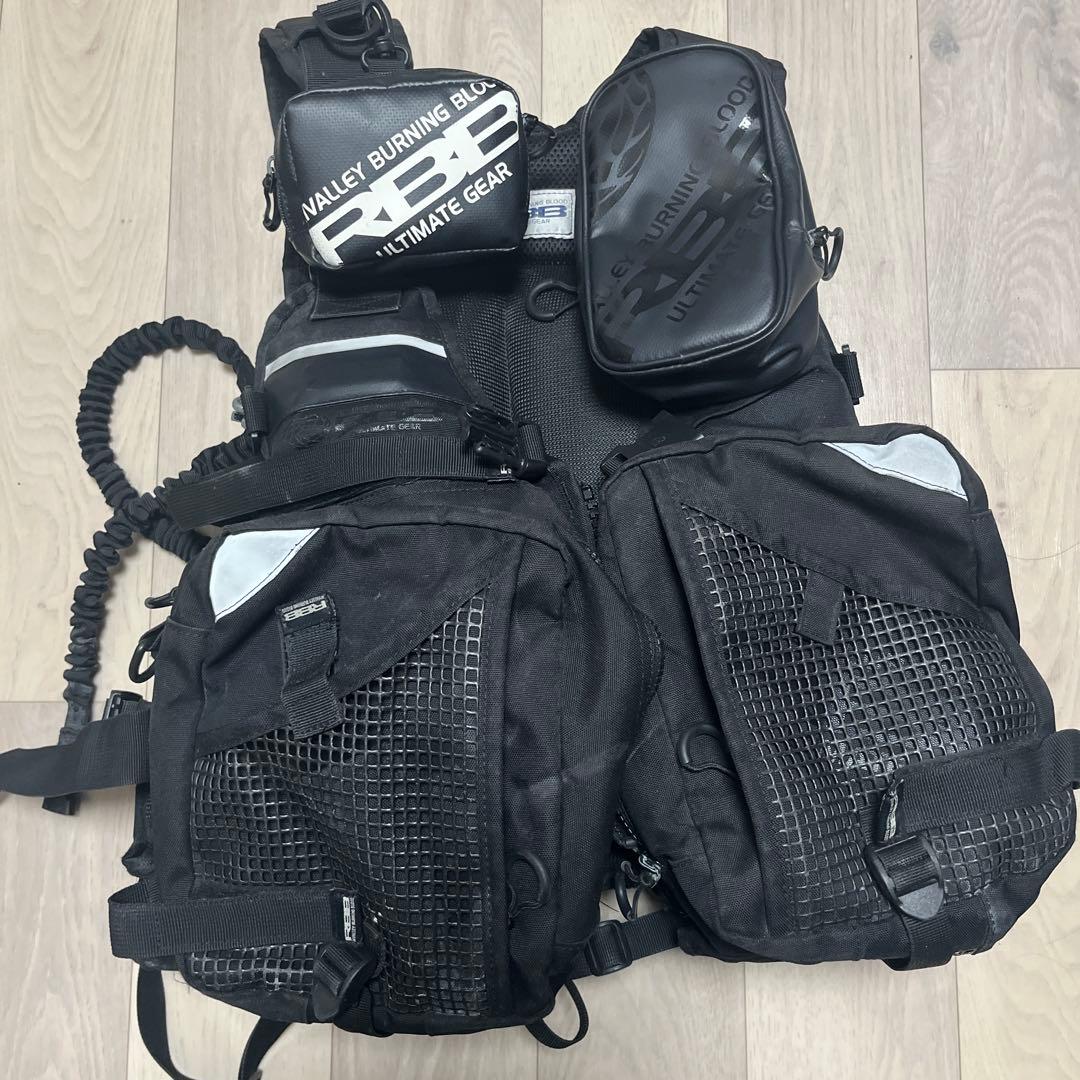 RBB ブラック フィッシングベスト