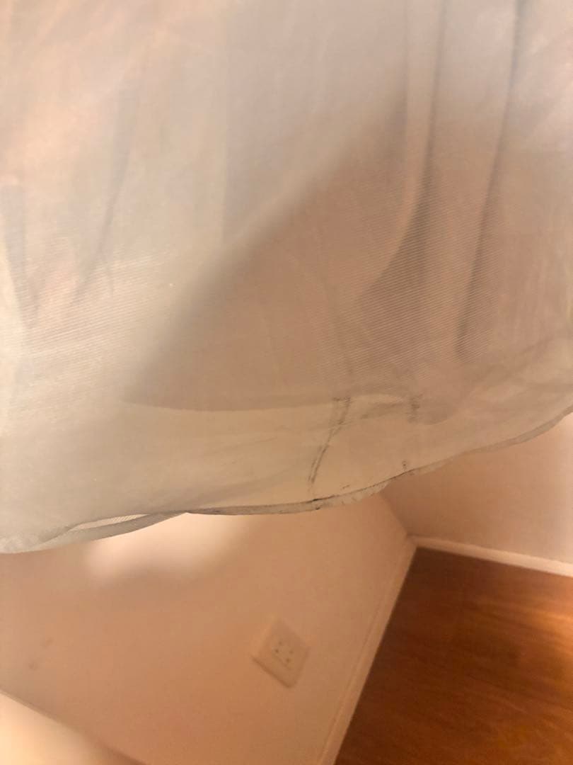 Ameri ベルト•ボタン付MEDIFOREST EMBROIDERYDRESS