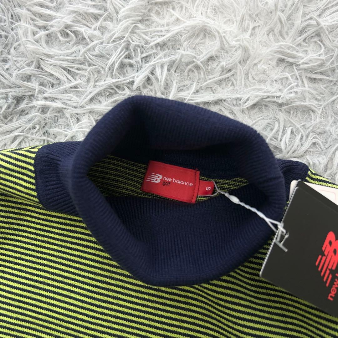 新品　ニューバランスゴルフ　ニット　セーター　春用　ネイビー　ハイネック　6