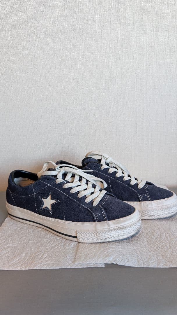 【コンバース】ワンスター　ゴルフシューズ　23㌢　紺系