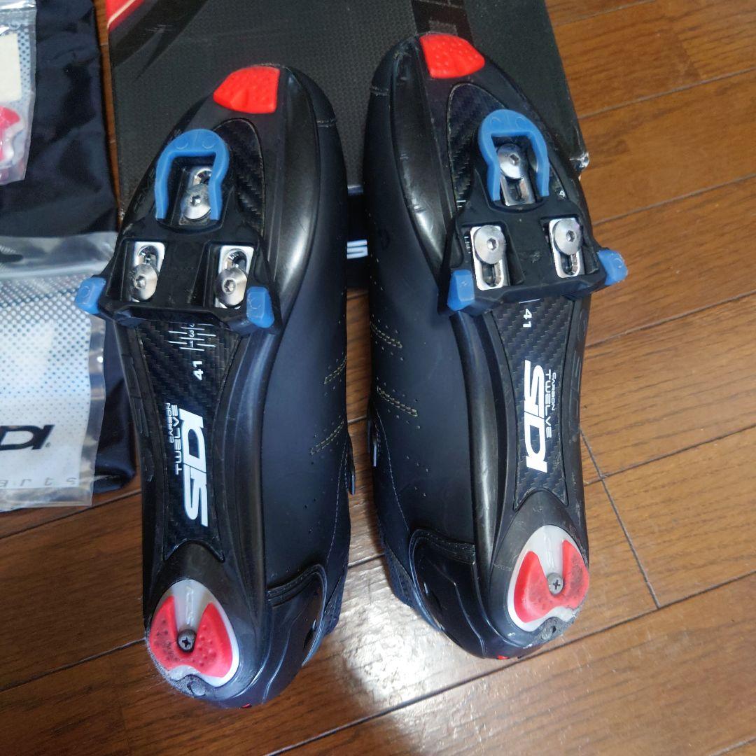 SIDI エルゴ5 ビンディングシューズ 黒 セット おまけ付(踵パーツ予備)