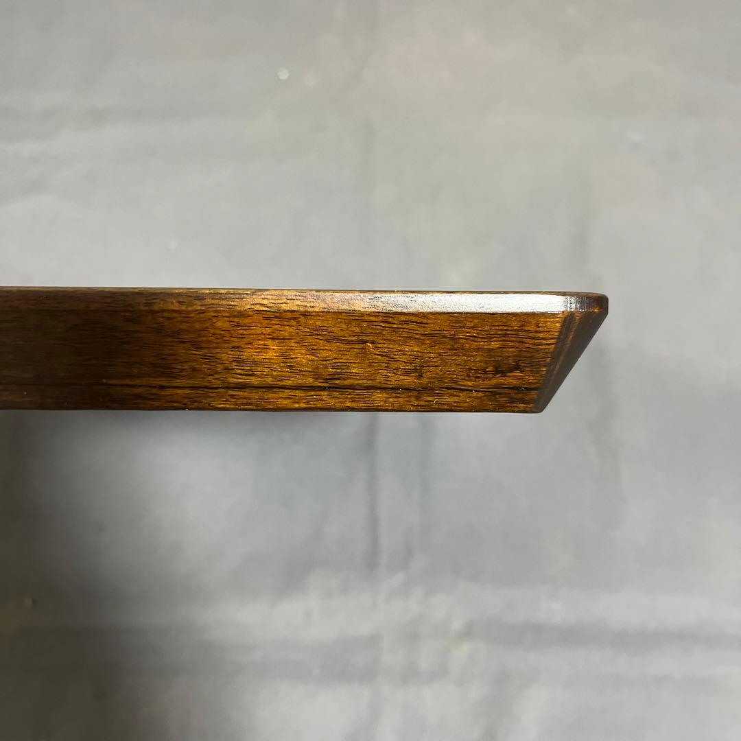 黒柿拭漆我谷盆（くろがきふきうるしわがたぼん）煎茶盆　折敷　№8073