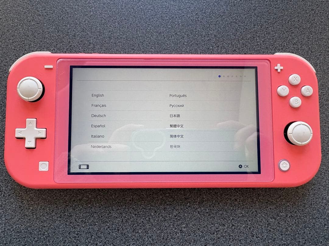 Nintendo Switch Lite コーラル　カバー・箱付き