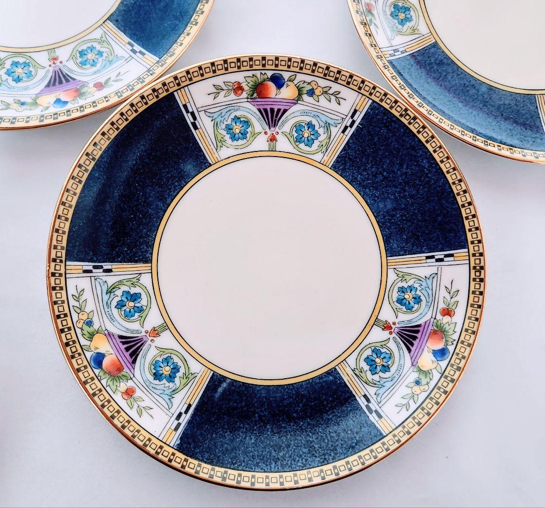 オールドノリタケ【アンティーク】未使用に近い・美品コンポート+プレート6枚セット