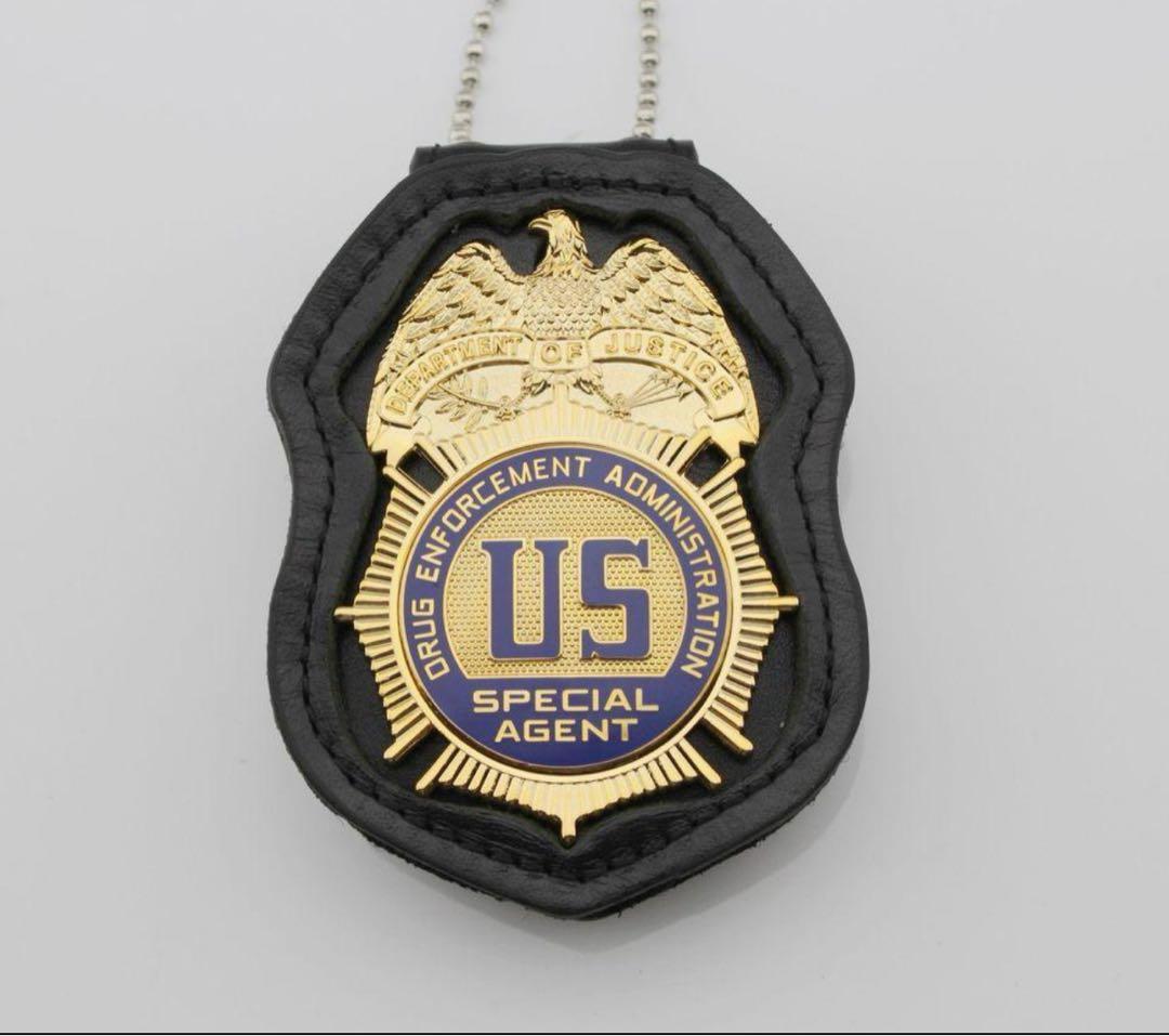 AFDS27　連邦麻薬取締局 DEA バッジ+ケース