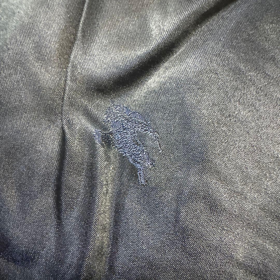 バーバリー カシミア混 チェスターコート ネイビー ロング丈 大きいサイズ