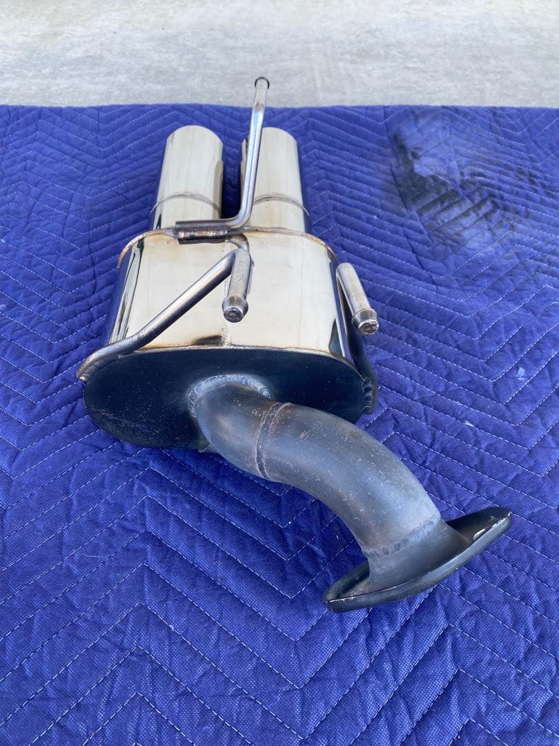 ゼストスパーク ロッソモデロ デュアルエンドパイプマフラー ＋出口延長加工