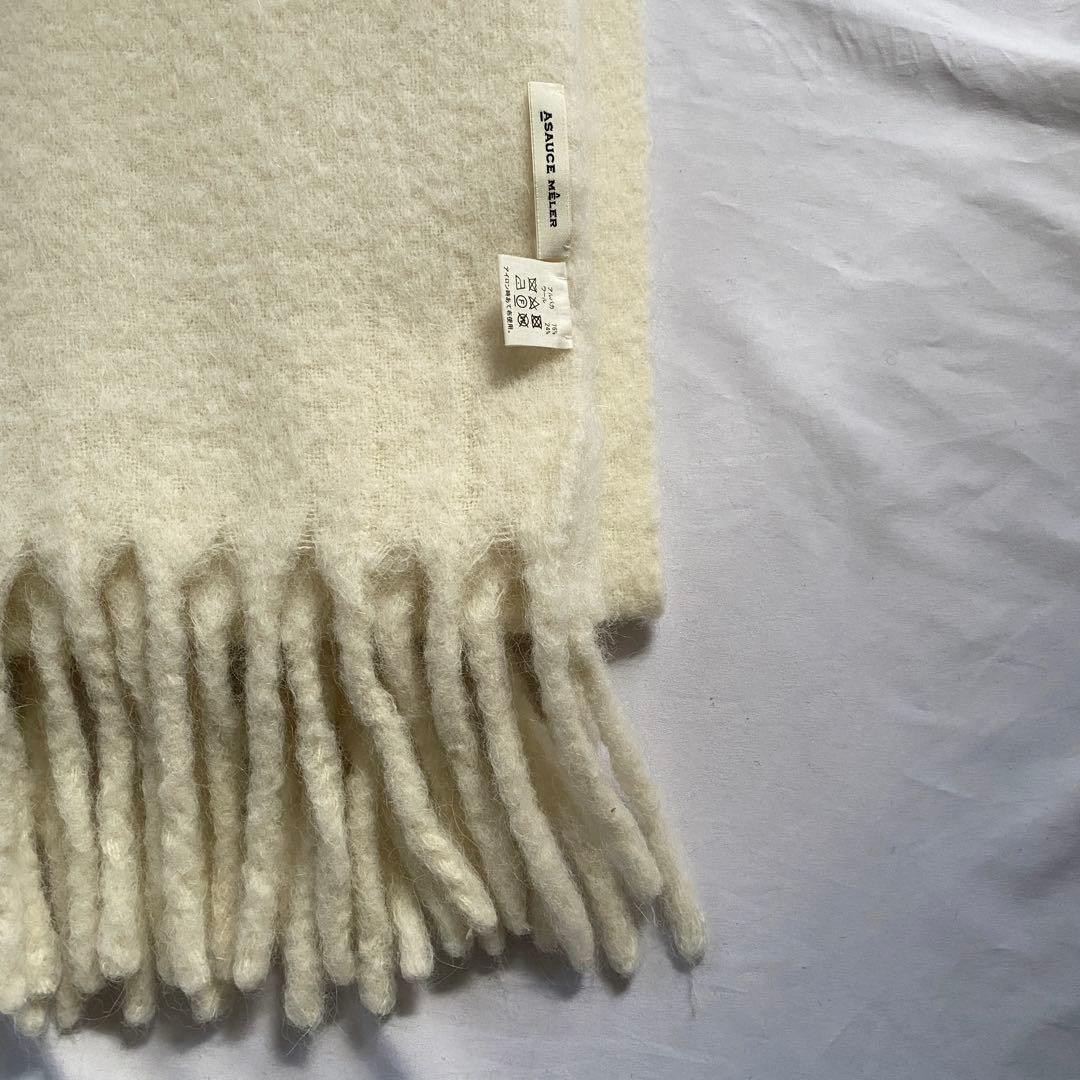 cheese様極美品✨ASAUCE MELER アルパカウールチャンキーストール