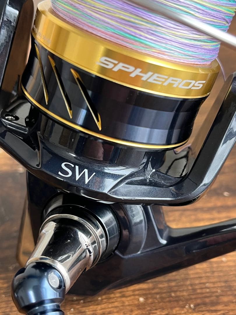 【美品】SHIMANOスフェロスSW6000PG PEライン付き【本日発送可】