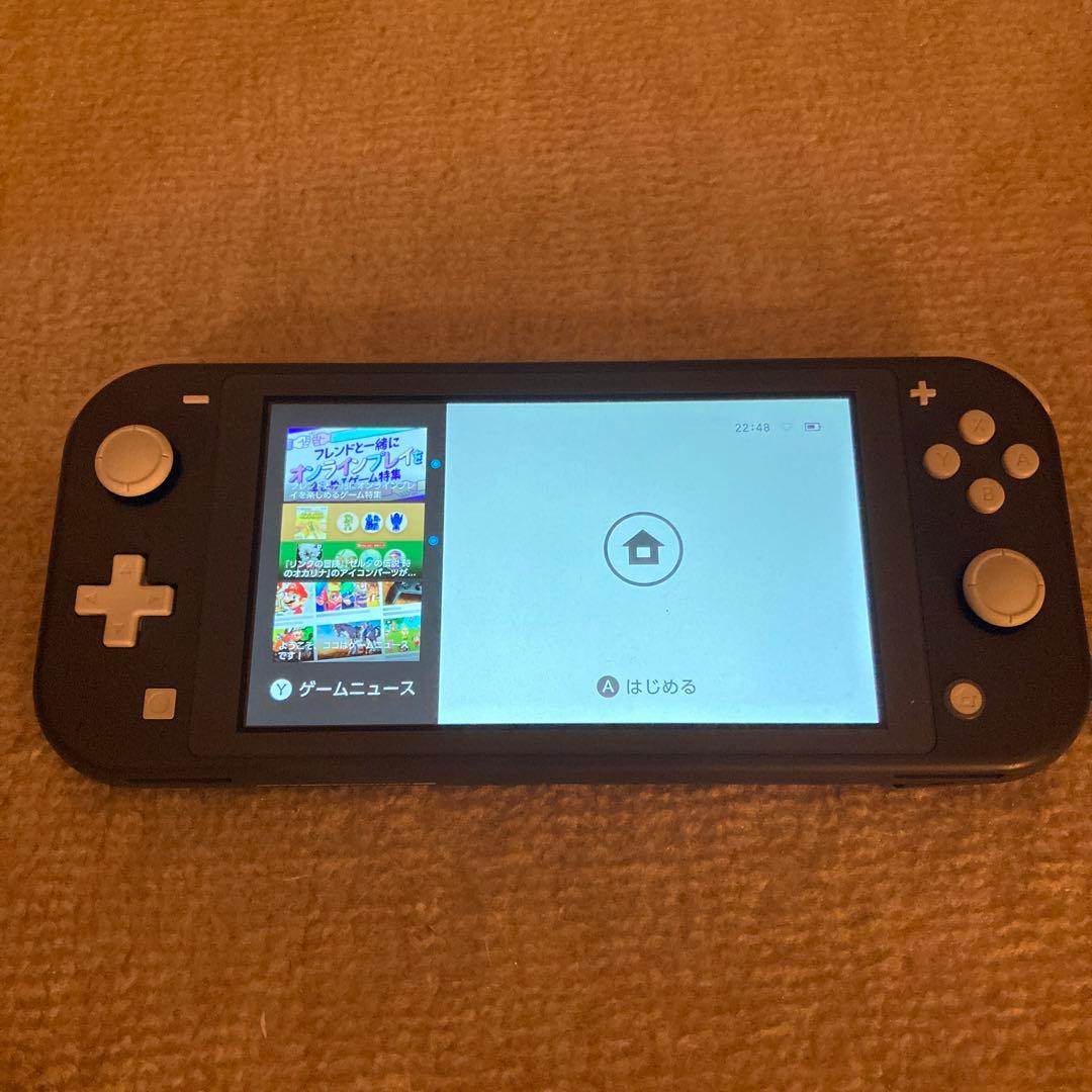 ゆうすけNintendo Switch Lite グレー 本体 充電器付き