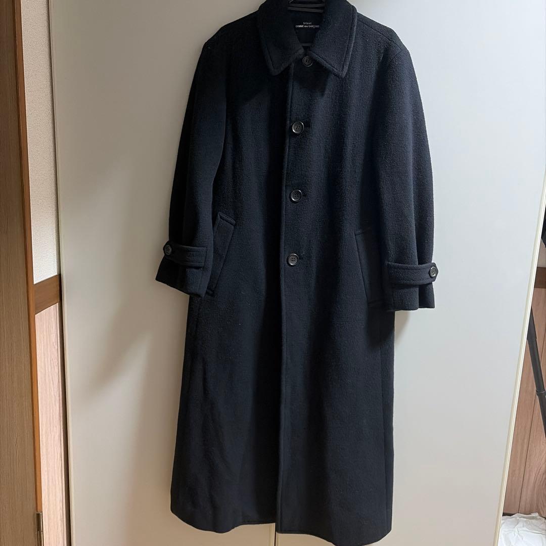 COMME des GARÇONS ロングコート　ブラック
