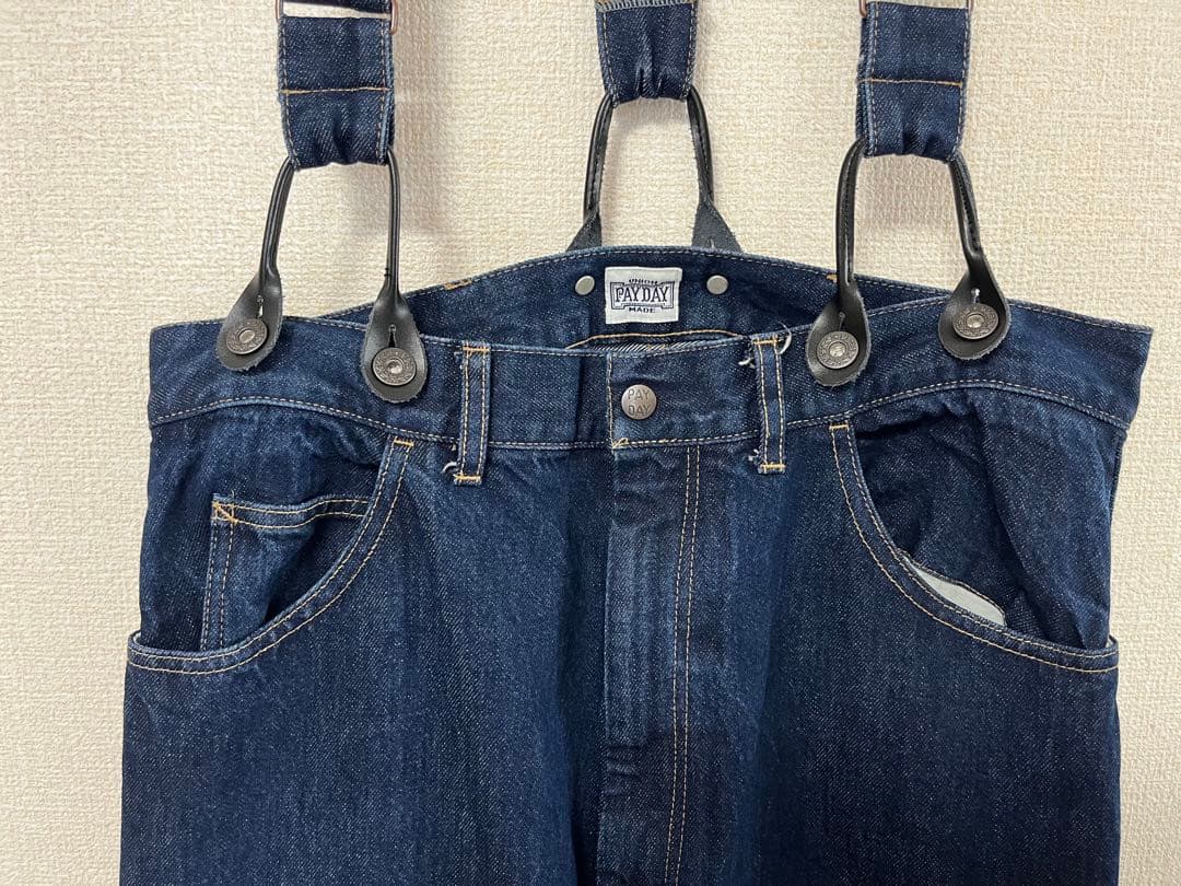 FRAMeWORK PAYDAYサスペンダー付きデニム